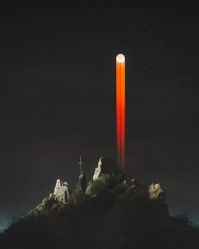 the moon weeps at dawn